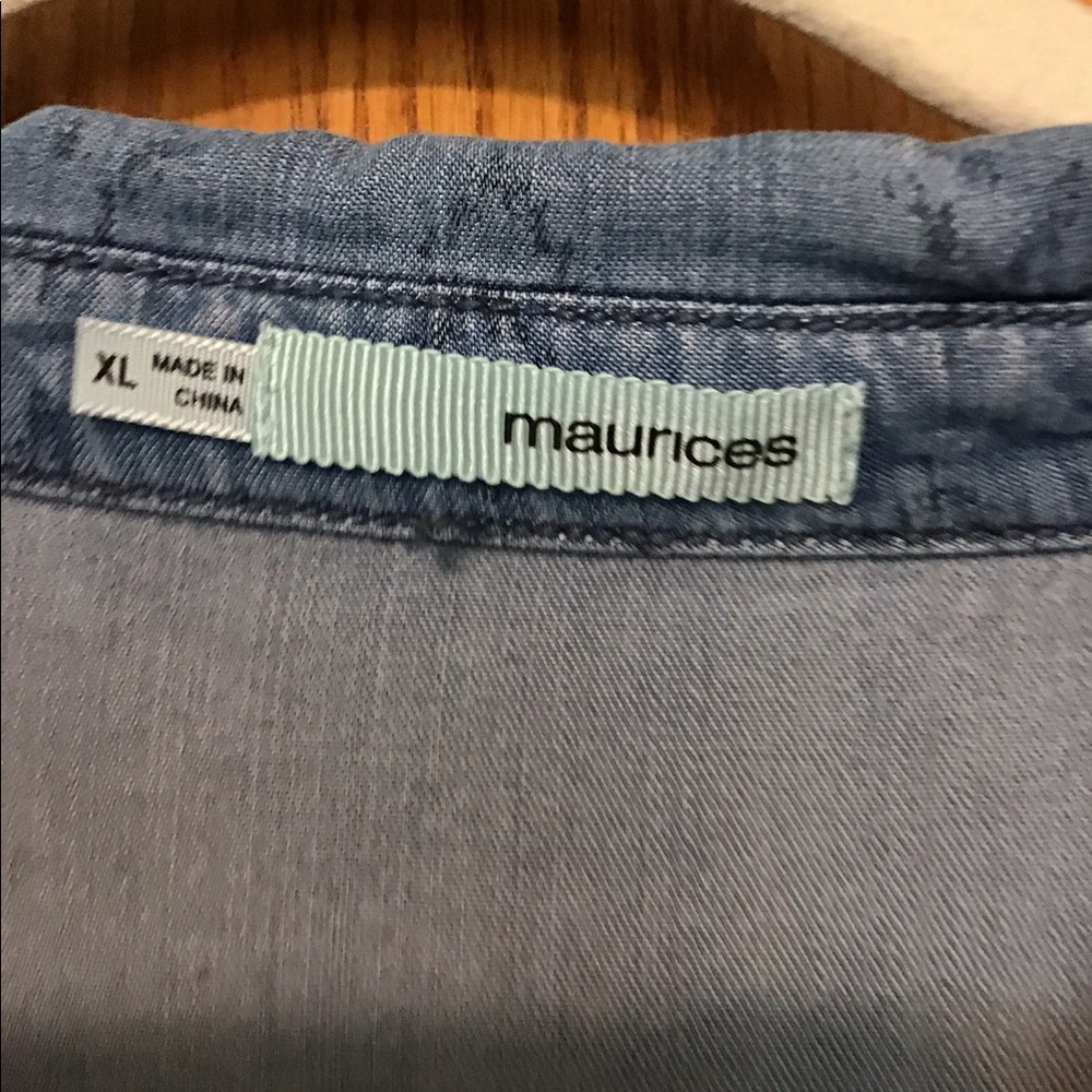 Button up jean dress - Picture 2 of 3